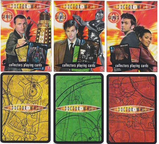 Doctor Who Uncut Playing Card Production Sheets